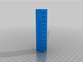 monoprice petg temp kalibrasyon özelleştirilmiş sıcaklık kule 3d print model - Mito3D