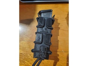 sig sauer mag holder streamlight 18650 flashlight 9mm army clip doubble stacked glock gun handgun high speed gear holster pouch magazine military mole molle mollie molly outer carrier police strion tac taco vest 3d print model - Mito3D