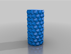 customized haaaoneycomb vase parametric 3d print model - Mito3D