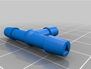 raccord tubos 4 mm 3d print model - Mito3D