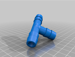 raccord tubos 13 mm 3d print model - Mito3D