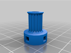 customized gt2 gegearar pulley idler 3d print model - Mito3D