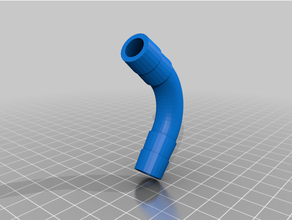 hose 13mm connector pipe 3d print model - Mito3D