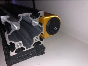 20mm switch case 2020 aluprofile 3d print model - Mito3D