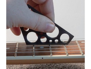 sided fret rocker acoustic guitar electric level luthier tool ukulele 3d print model - Mito3D