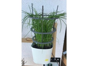plant support flower pot 3d print model - Mito3D