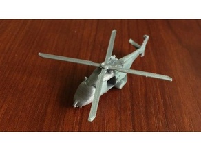nh90 helicopter 1 285 scale 1285 6mm airbus aircraft military miniatures modern rotary wing 3d print model - Mito3D