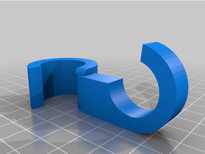 90 Grad Versatz Haken 3d print model - Mito3D