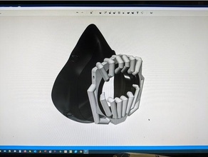 bane mask remix 3d print model - Mito3D