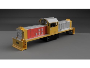 kiwirail dsg classe locomotiva scala hon35 modello ferrovia treno zelanda linee ferroviarie nz120 3d print model - Mito3D