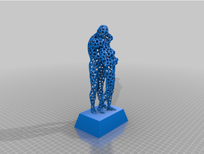 customiztest1ed querida estátua Casamento aniversário personalizado 3d print model - Mito3D