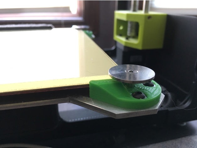 lulzbot mini modular print bed corner modified output tpu 3D print model - Mito3D