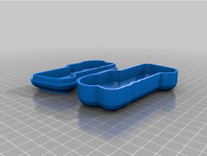 personalizzato testo scatola bufera neve 3d print model - Mito3D