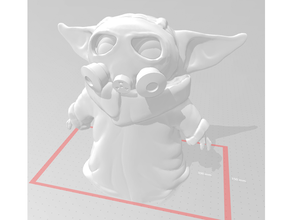 Caronyoda Reiten Yoda 3d print model - Mito3D
