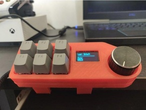 mechanisch Tastatur sick 68+encoder+oled Anzeige v2 6 Kirsche mx Encoder oled rotierend teensy Zähne 3d print model - Mito3D