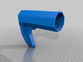 hpa buttstock airsoft colpo magfed paintball t15 3d print model - Mito3D