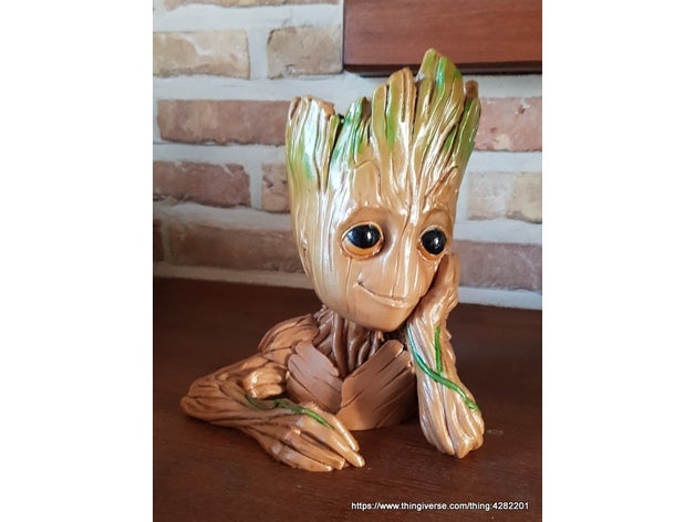 bambino Groot tutori galassia 3D print model - Mito3D