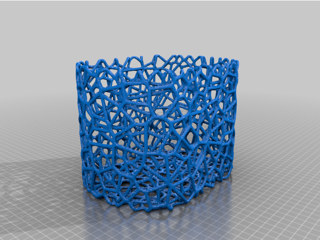 grampo suporte Voronoi clipes Projeto 3D print model - Mito3D