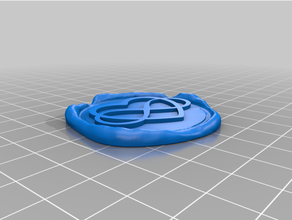 letter seal briefsiegel infinity heart 3dprinting 3d printer inprodukt letters 3d print model - Mito3D