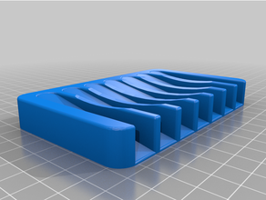 sabun tabak içbükey Kulp destek tepsi 3d print model - Mito3D