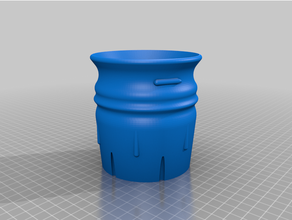 flowerpot 3d print model - Mito3D