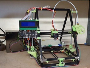 makerbeam 3d printer impressora cnc 3d print model - Mito3D