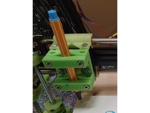 pen holder makerbeam 3d printer cnc MakerBeam traceur 3d print model - Mito3D