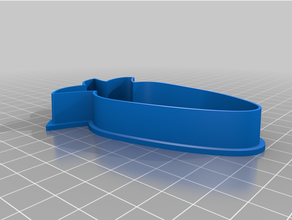 cookie cutter carrot 3d print model - Mito3D