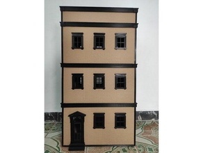 papier carton maison céréale construction jouets 3d print model - Mito3D