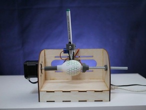 cnc egg painting machine - eggbot diy dxf easter easter egg egg egg-bot eggbot laser lasercut project video