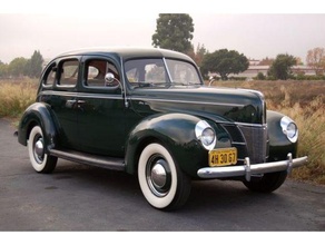 ford v8 deluxe sedan 1940 1939 1941 american car wargame ww2 3d print model - Mito3D