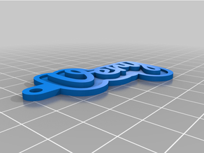 customizeveryd key chain - veronica 3d print model - Mito3D