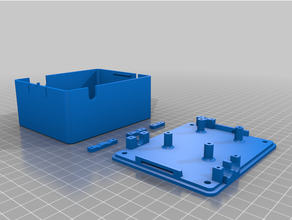 relay enclosure dual 5v 3d print model - Mito3D