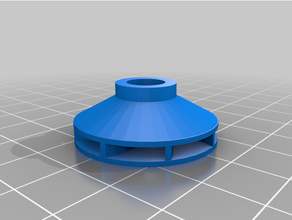 customized centrifugal fan wheelmotor 3d print model - Mito3D