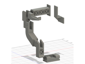spoolholder mount core xy 3d printer filament spool holder sapphire trees 3d print model - Mito3D