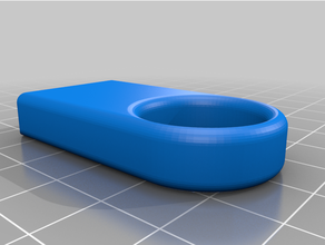 anel empurrar botão 3d print model - Mito3D