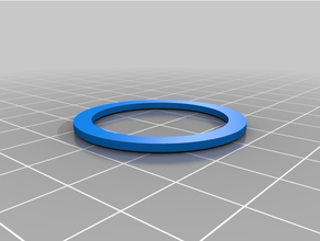 customized parametric washer spacer qqqq 3d print model - Mito3D