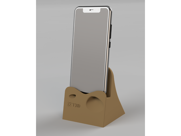 Telefon Stand Laden Dock 3D print model - Mito3D