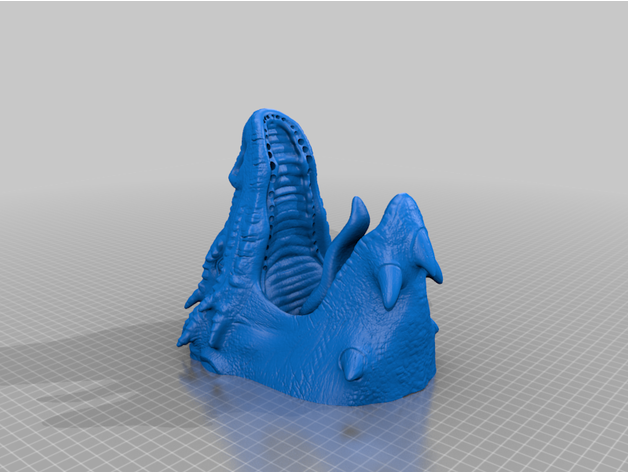 smaug easier print bust desolation dragon lotr 3D print model - Mito3D