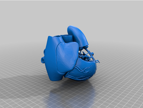 umano cuore 3d print model - Mito3D