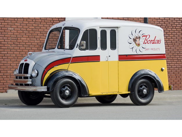 divco 206 milk truck 1953 40s 50s 60s american car usa vintage 3D print model - Mito3D