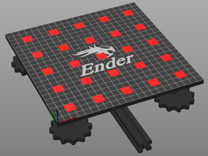 Ender 3 5x5 Prüfung Bett Nivellierung 3d print model - Mito3D
