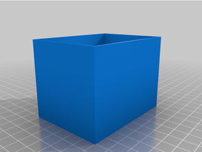 customized pdr2arametric deck box optional text 3d print model - Mito3D