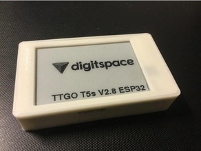 ttgo t5s v28 esp32 27 housing eink epaper 3d print model - Mito3D