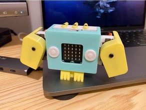 q1 pájaro diseñado educación Hong Kong jason taller microbit robot 3d print model - Mito3D