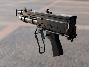 half life alyx stampabile fucile caccia 3d stampa vita 3d print model - Mito3D