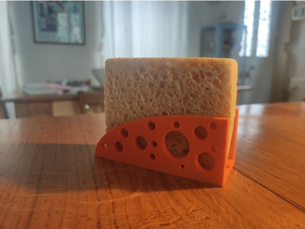 spugna titolare supporto cucina scolapiatti 3D print model - Mito3D