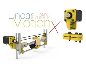 linear x-axis upgrade prusa i4 3d print model - Mito3D