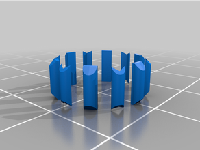 customized finger tightening ring hex nuts 3d print model - Mito3D