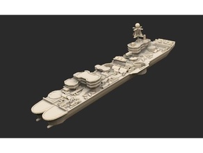 cnv sovereign raven's nest gears war aircraft carrier class cog helicopter ravens 3d print model - Mito3D